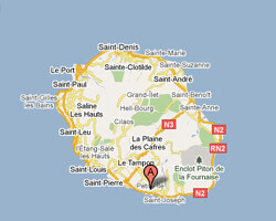 seaside map Petite-Ile